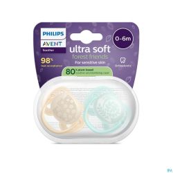 Philips Avent Sucette +0m Soft Dessin 2