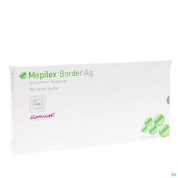 Mepilex Border Ag 10x20cm 395800 5 Pièce