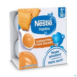 Nestle Baby Dessert Crème Biscuitee Pot 4x100g