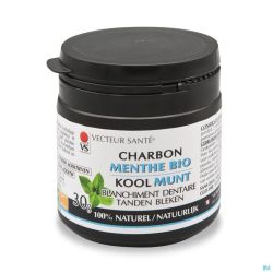 Vecteur Sante Poudre Charbon Menthe 30g