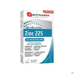 Zinc 225 Comprimés 60