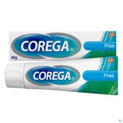 Corega Free Crème Adhesive Sans Parfum Sans Zinc 40 G