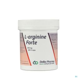 L-arginine Forte Deba 100 Gélules 500 Mg