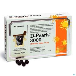 D-pearls 3000 Gélules 80