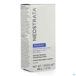 Neostrata Crème Glycolique Lissante Tube 40g