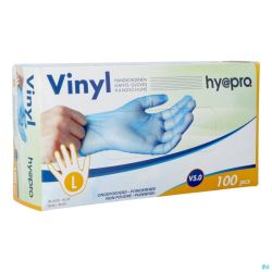 Pharmex Gants Vinyl Bleu S/poudre l 100