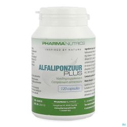 Alfaliponzuur Plus V-gélules 120 Pharmanutrics