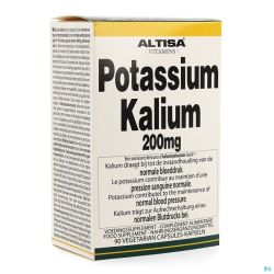 Altisa Kalium-potassium (citrat) 200mg V-gélules 90