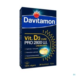 Davitamon Vegan Vit.d3 2800iu 24 Gélules Be