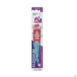 Elgydium Kids Brosse à Dents Mermaid (Sirène)