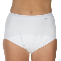 Suprima 1245 Slip Tricot Pu Fond Unisex Blanc T44