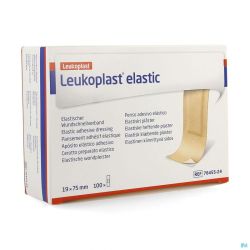 Leukoplast Elastic 19x75mm 100