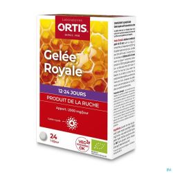 Ortis Gelee Royale Bio 24 Comprimés à Mâcher
