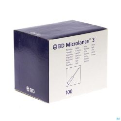 Bd Microlance 3 Aiguille.22g 1 1/4 Rb 0,7x30mm Noir 100