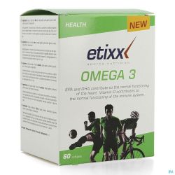 Etixx Omega 3 Softgels 60