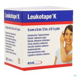 Leukotape K Bande Adh Elast Chair 5,0cmx5m 1