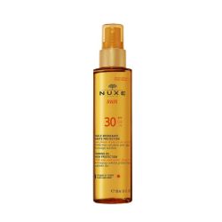 Nuxe Sun Huile Bronzante Visage Corps Ip30 150ml