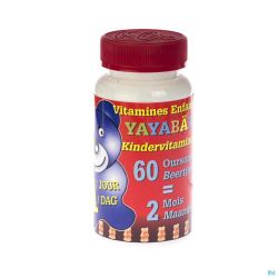 Yayabar Vitamines Oursons 60 Gélules