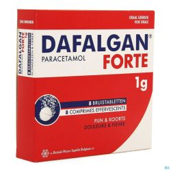 Dafalgan Effervescents Forte 8 Comprimés 1 Gr