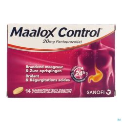 Maalox Control 14 Gélules 20 Mg