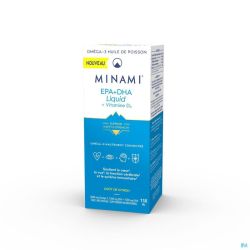 Minami Epa+dha Liquid + Vit D3 Flacon 150ml