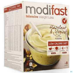 Modifast Intensive Hazeln.&yog. Flav.pudding 8x52g