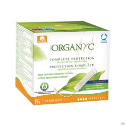 Organyc Tampon Compact Super Plus Coton Bio 16