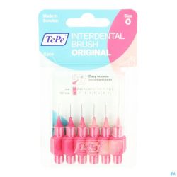 Tepe Interdental Brush 0, 4mm Pink 6 Pièce