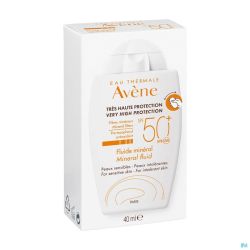 Avène Solution Spf50+ Fluide Minéral Teinte 40ml