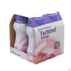 Fortimel Energy Fraise 200 Ml 4 Pièces