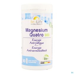 Magnesium Quatro 900 Be Life Pot Gélules 90