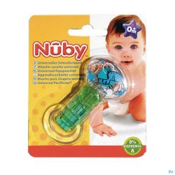 Nuby Attache Sucette Univers + Anneau Silicone