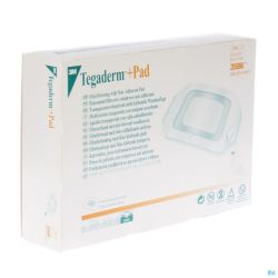 Tegaderm + Pad - Pansement Transparent Avec Compresse Absorbante 9cm X 10cm