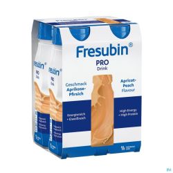 Fresubin Pro Drink Pêche Abricot Flacon 4x200ml