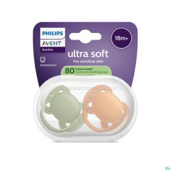 Philips Avent Sucette +18m Soft Terracotta/kaki 2