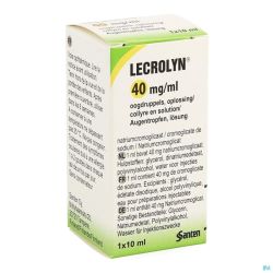 Lecrolyn 40mg/ml Collyre 10ml