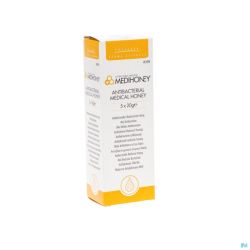 Medihoney Miel Antibacterien Gel Tube 5x20g