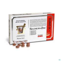 Selenium + Zinc 90 + 30 Comprimés Promopack