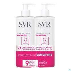 Svr Sensifine Dermo-nettoyant Duo Flacon Pompe 2x400ml