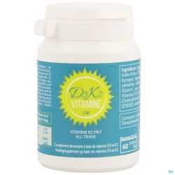 Vitamine D3 K2 Cbf Softgels 60