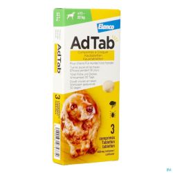 Adtab 450mg Chien >11kg-22kg Comprimés A Croquer 3