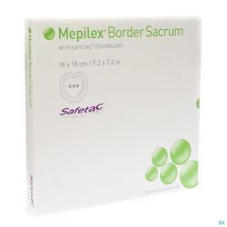 Mepilex Border Sacrum Ag 18x18cm 382000