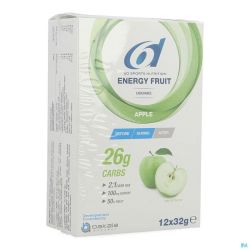 6d Sixd Energy Fruit Apple 12x32g