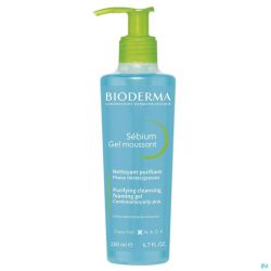 Bioderma Sebium Gel Moussant 200 Ml