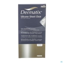 Dermatix Silic Sheet Clear 4x13 Cm 1 Pièce