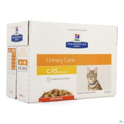 Hills Prescrip.diet Feline Cd Repas Sachets 12x85g