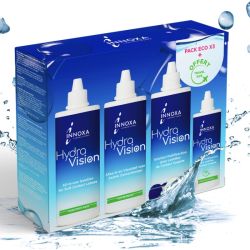 Innoxa Hydra Vision Solution pour les Lentilles 3x360ml + 100ml Offert