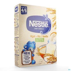 Nestle Baby Cereals Riz Vanille Sans Gluten 250g