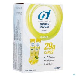 6d Energy Nougat Lemon 6x35g