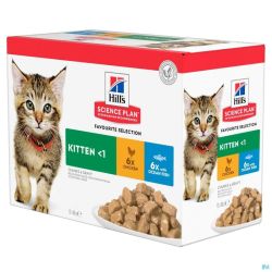 Hills Sc.plan Feline Kitten Multip. Classic 12x85g